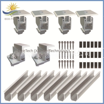 ECO-TECH set vodilica za krov - U-oblik, tlak na rub i bočni tlak, gumeni jastučić bez rupa, ekstrudiranje rezanje, GB/T 6819 2015
