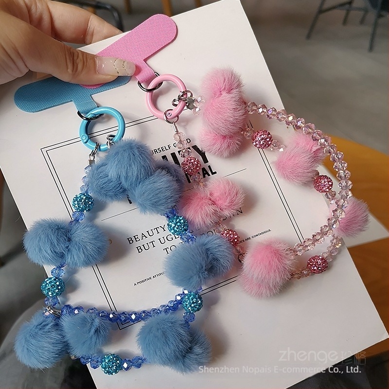 Zhenge lanyard za telefon, ručno izrađeno, ženski stil, materijal užeta: Drugo, kopča: Metalna