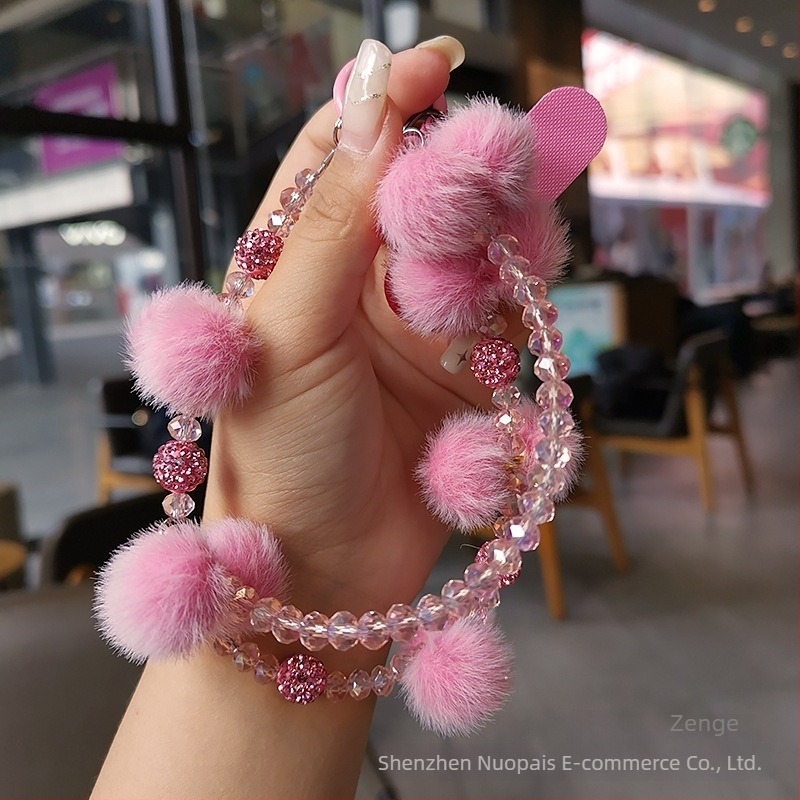 Zhenge lanyard za telefon, ručno izrađeno, ženski stil, materijal užeta: Drugo, kopča: Metalna