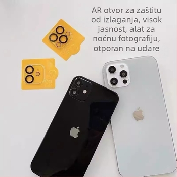 Film za objektiv kamere od kaljenog stakla za iPhone 16 Pro Max, iPhone 15 i iPhone 14 stražnje kamere, HD kvaliteta