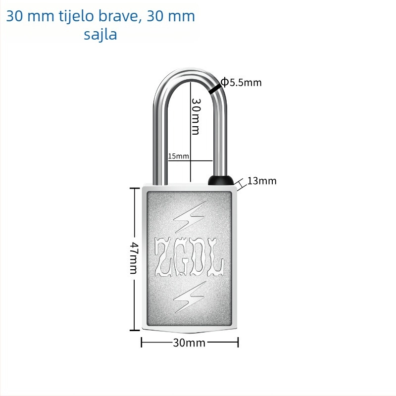 Vanjska magnetska šifra brava sa magnetnom trakom, bez ključa, za glavna vrata, cinkova legura, model Magnetic Strip, Hongqian
