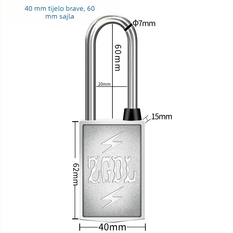 Vanjska magnetska šifra brava sa magnetnom trakom, bez ključa, za glavna vrata, cinkova legura, model Magnetic Strip, Hongqian