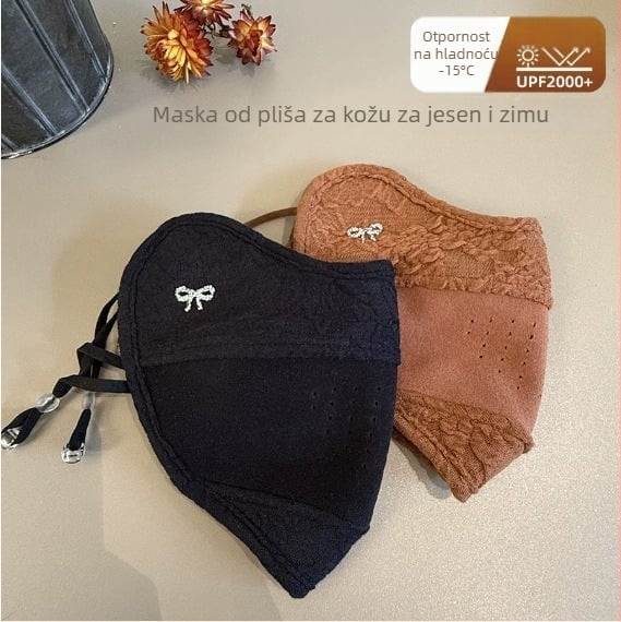 Top maska za lice, poliester-pamuk smjesa, petlje za uši, prašna zaštita, otisak loga