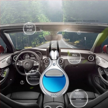 Unutarnja auto visilica s parfemom za stražnje retrovizor, ukrasni parfemski predmet, uklanjanje formaldehida, miris Floral Fougere, isparavanje 1–15 dana, mogućnost prilagodbe, artikal br. 05Z042545H9309