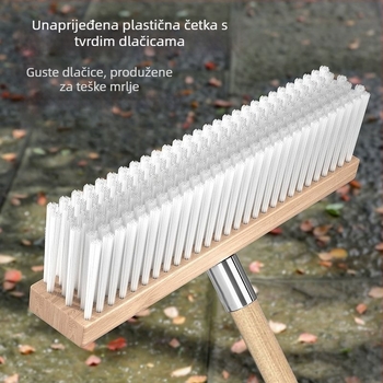 Četka za pod s metalnim tijelom; prilagođena za transnacionalnu prodaju; nije uvezeno