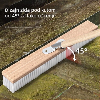 Četka za pod s metalnim tijelom; prilagođena za transnacionalnu prodaju; nije uvezeno