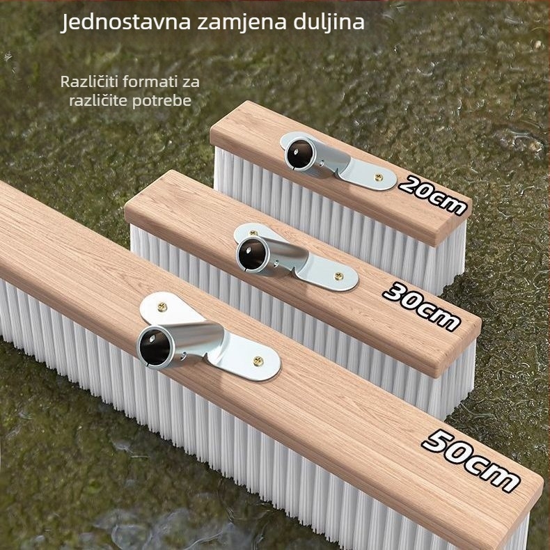 Četka za pod s metalnim tijelom; prilagođena za transnacionalnu prodaju; nije uvezeno