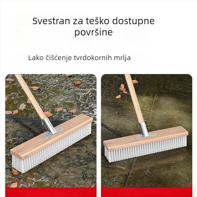 Četka za pod s metalnim tijelom; prilagođena za transnacionalnu prodaju; nije uvezeno