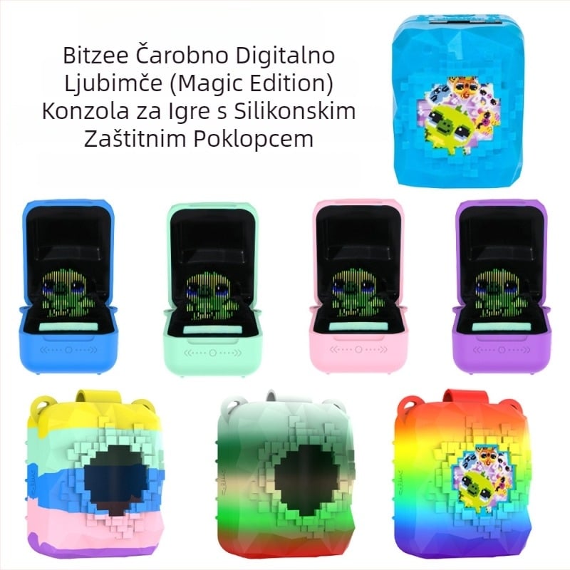 Silikonsko zaštitno kućište za Bitzee Magicals Digital Pet Magic Edition konzolu – zaštita od pada, protukliznost i prašine.