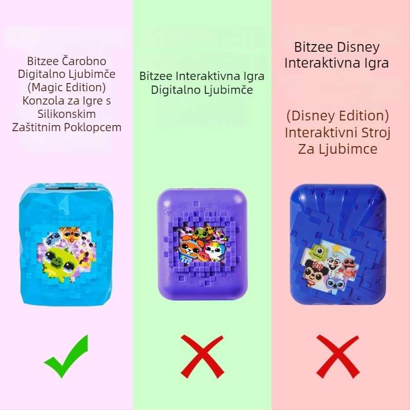 Silikonsko zaštitno kućište za Bitzee Magicals Digital Pet Magic Edition konzolu – zaštita od pada, protukliznost i prašine.