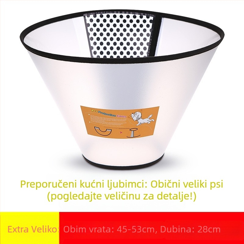Zaštitni štitnik za psa za lizanje i hranjenje – umjetna koža; opće korištenje; sve sezone