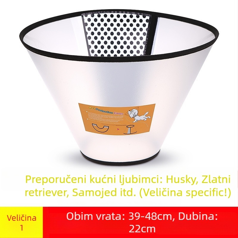Zaštitni štitnik za psa za lizanje i hranjenje – umjetna koža; opće korištenje; sve sezone