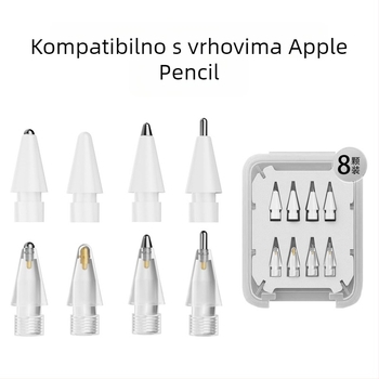 Zamjenski vrhovi za Apple Pencil (1./2. generacija) – otporni na habanje, univerzalna kompatibilnost