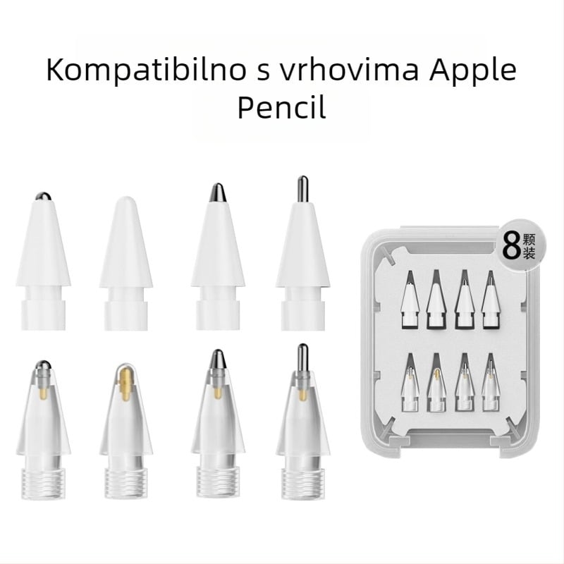 Zamjenski vrhovi za Apple Pencil (1./2. generacija) – otporni na habanje, univerzalna kompatibilnost