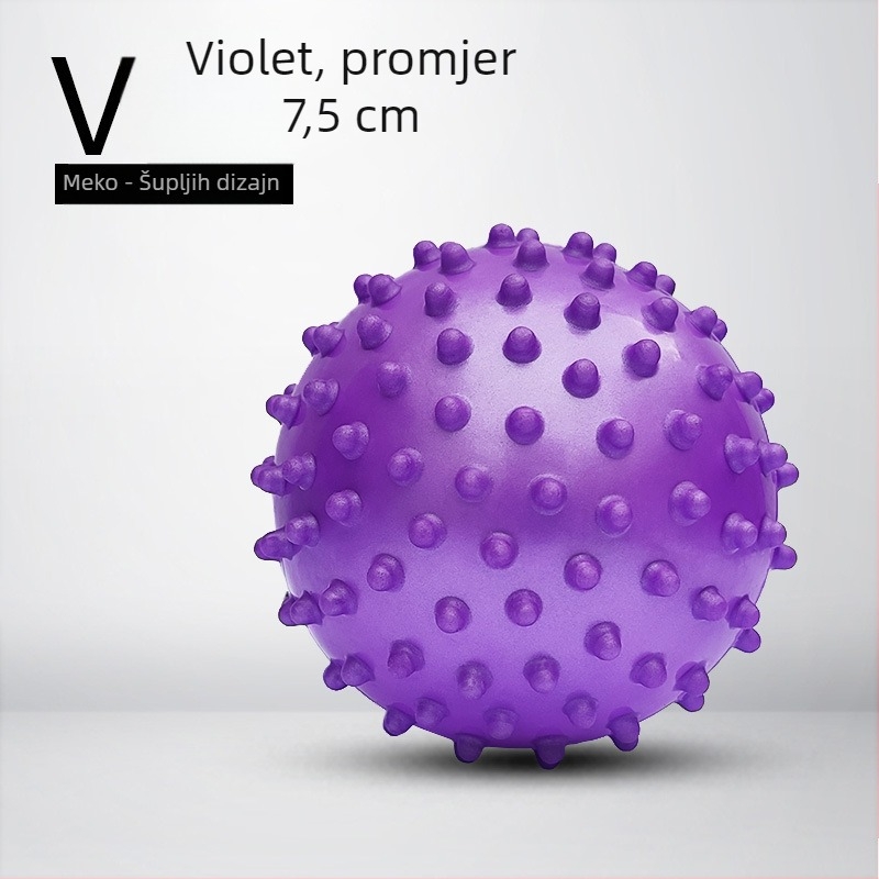 Ježasta masážna lopta za dlan – ABS materijal, fasijalno oslobađanje, terapija akupunkturnih točaka, trening senzorne integracije