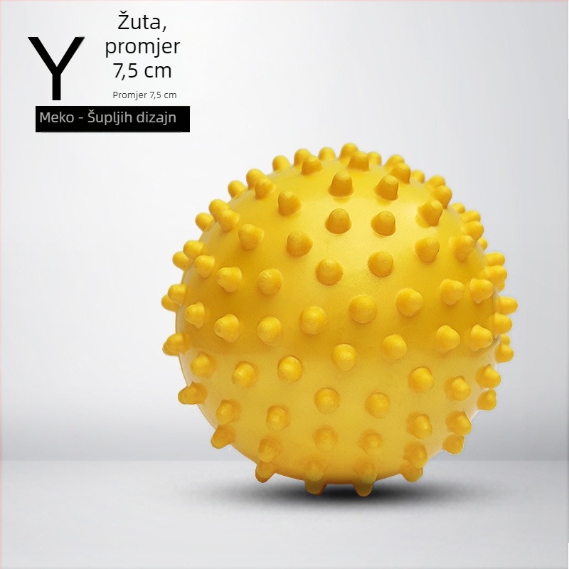 Ježasta masážna lopta za dlan – ABS materijal, fasijalno oslobađanje, terapija akupunkturnih točaka, trening senzorne integracije