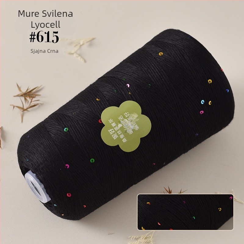 Mulberry Silk Lyocell konac za pletenje - Worsted prerada, 400 g, pogodno za ručno pletenje i kukičanje
