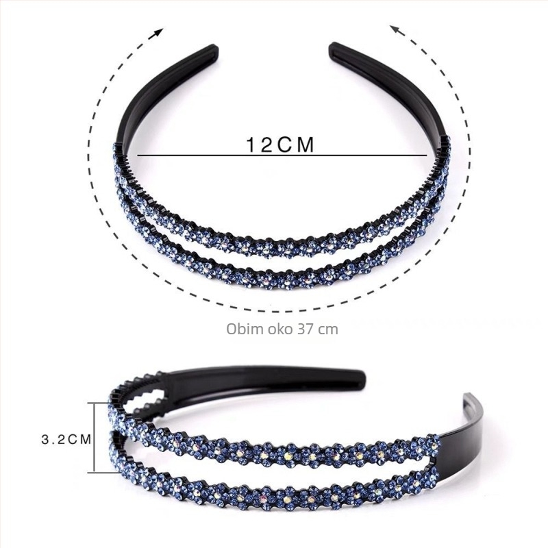 Čelenka s kristalima, dodatak za glavu, stil Japana i Južne Koreje, svježi i slatki stil, proljeće 2025