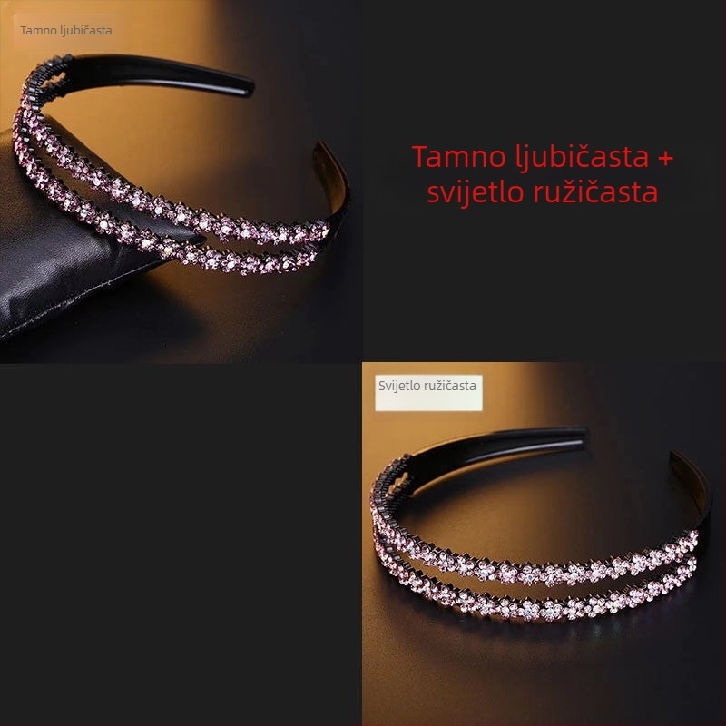 Čelenka s kristalima, dodatak za glavu, stil Japana i Južne Koreje, svježi i slatki stil, proljeće 2025