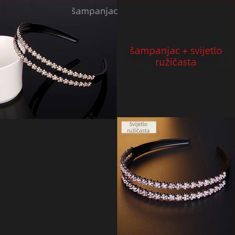 Čelenka s kristalima, dodatak za glavu, stil Japana i Južne Koreje, svježi i slatki stil, proljeće 2025