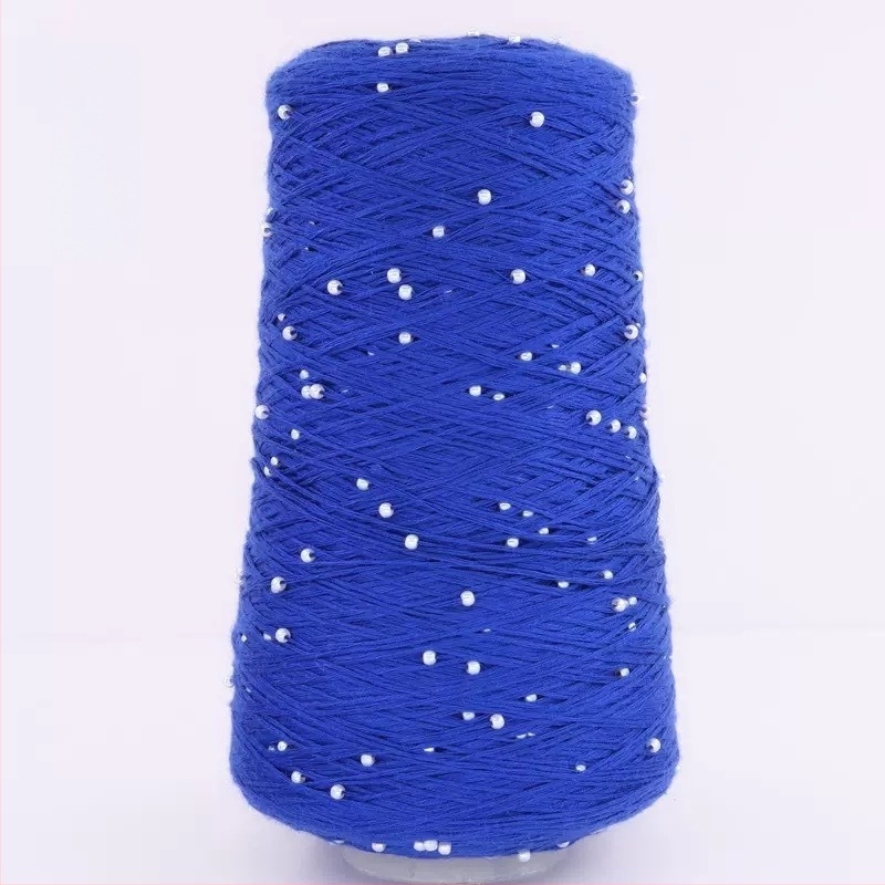 Pamukovo-viskozna pređa za pletenje — konusna pređa, Ring Spinning, RS002 (Brand Ruishi; Alias Pearl Mercerized Cotton Thread)