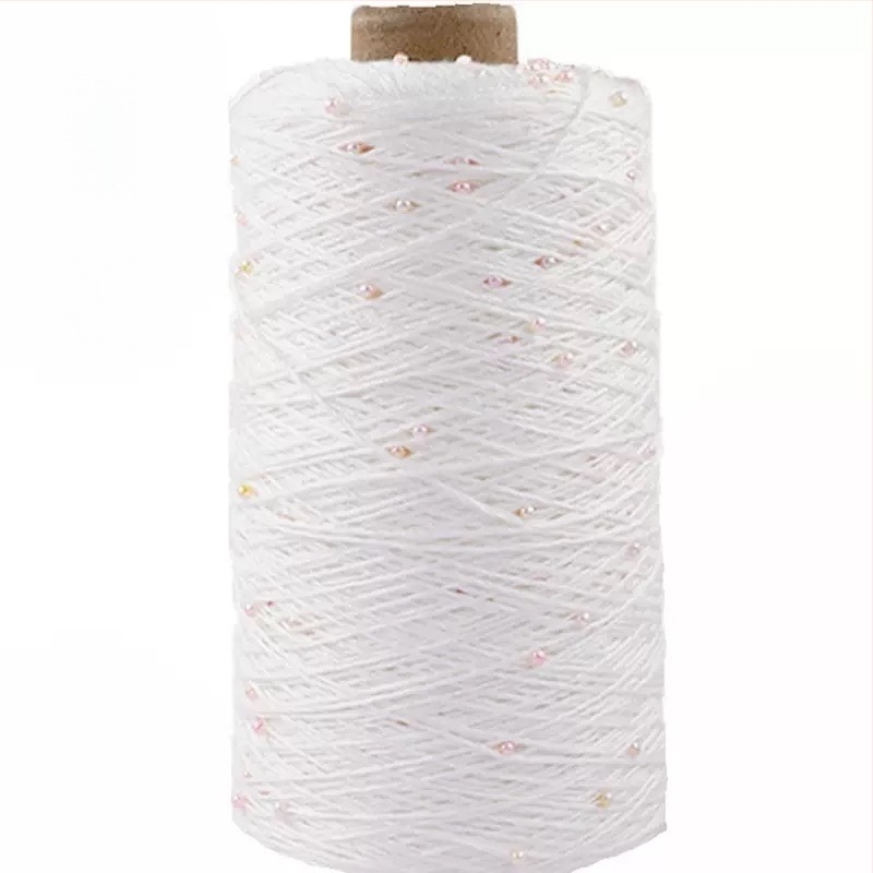 Pamukovo-viskozna pređa za pletenje — konusna pređa, Ring Spinning, RS002 (Brand Ruishi; Alias Pearl Mercerized Cotton Thread)