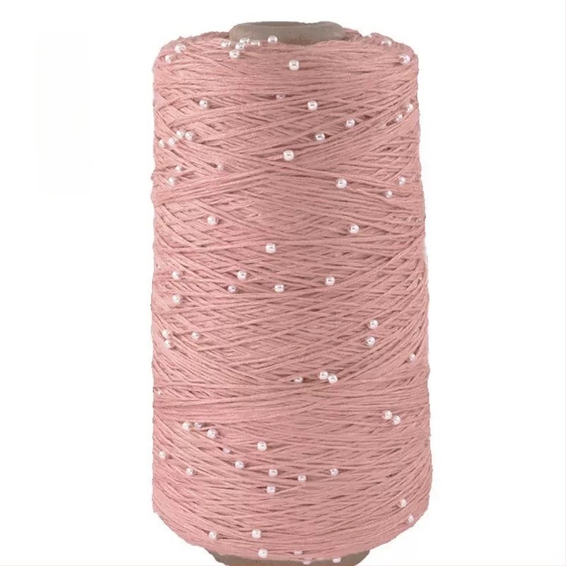 Pamukovo-viskozna pređa za pletenje — konusna pređa, Ring Spinning, RS002 (Brand Ruishi; Alias Pearl Mercerized Cotton Thread)