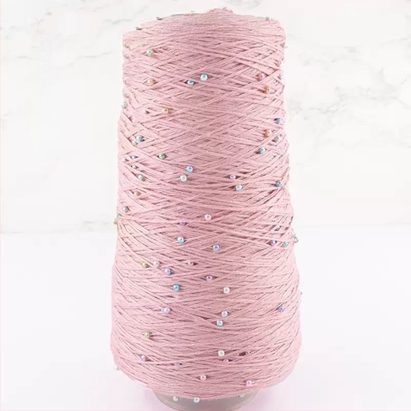 Pamukovo-viskozna pređa za pletenje — konusna pređa, Ring Spinning, RS002 (Brand Ruishi; Alias Pearl Mercerized Cotton Thread)