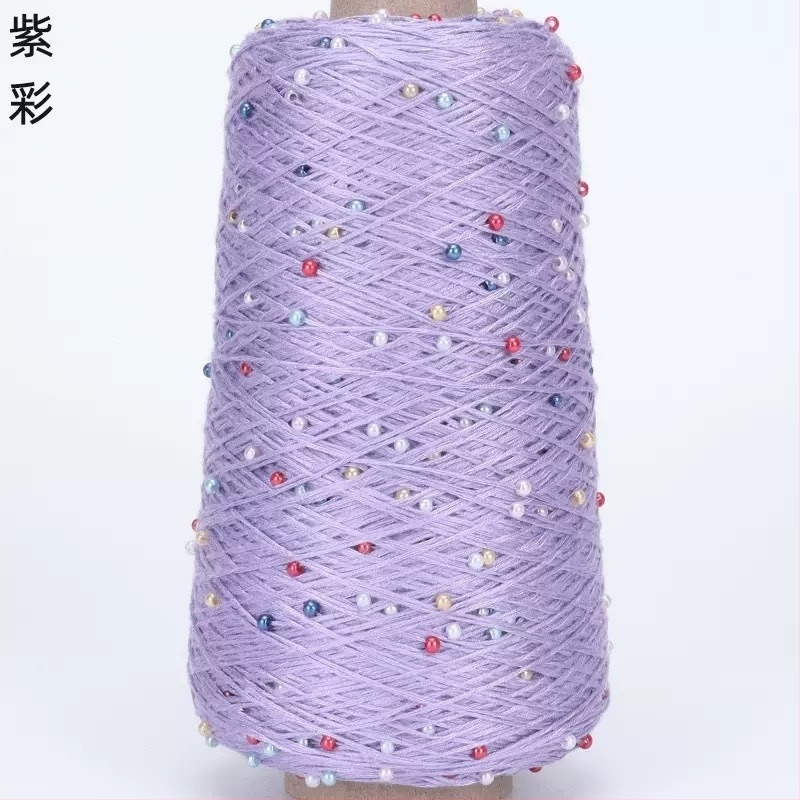 Pamukovo-viskozna pređa za pletenje — konusna pređa, Ring Spinning, RS002 (Brand Ruishi; Alias Pearl Mercerized Cotton Thread)