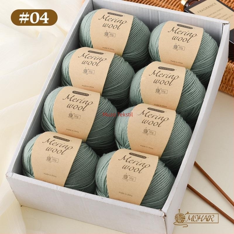 Merino vuna za ručno pletenje, 4-ply, 7S, domaća vuna, brend Muzo
