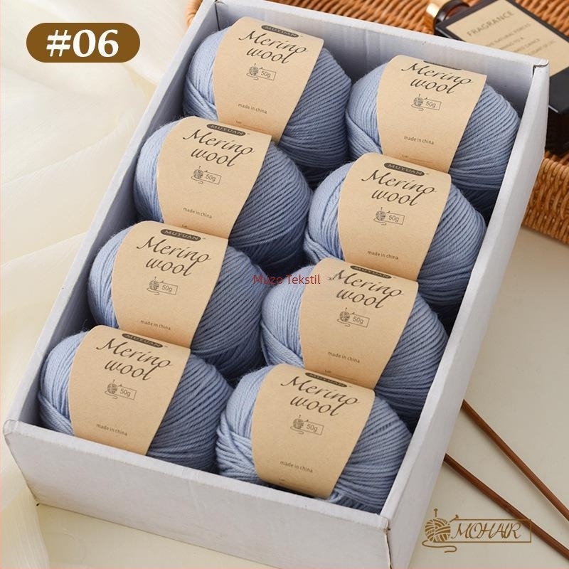 Merino vuna za ručno pletenje, 4-ply, 7S, domaća vuna, brend Muzo