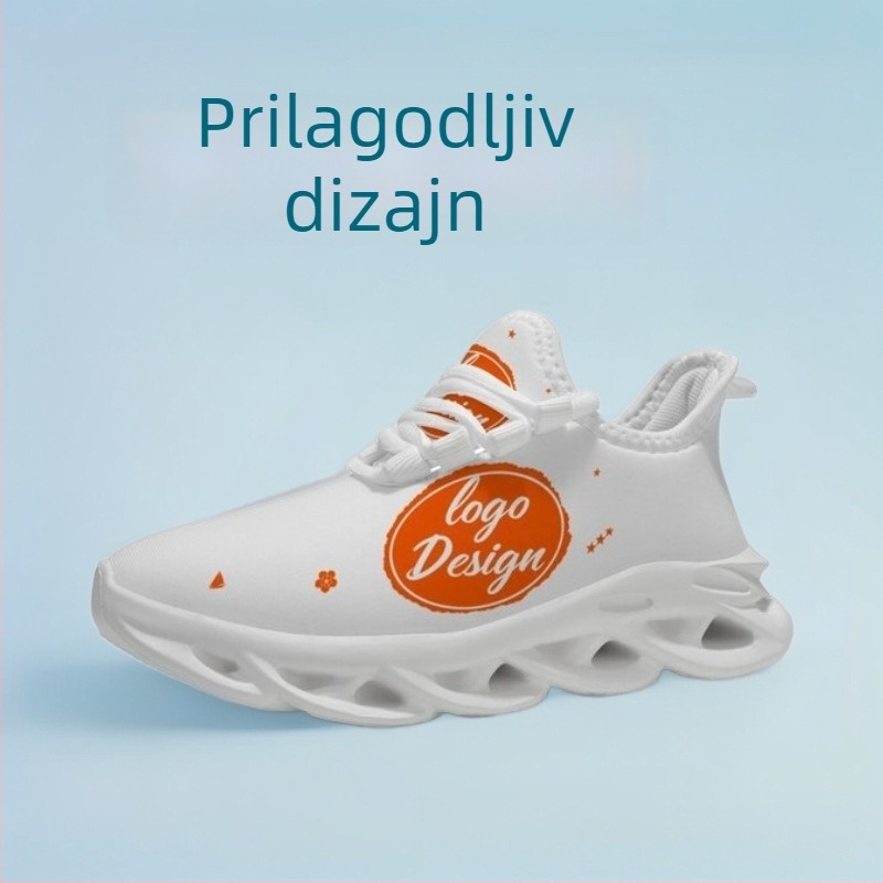 Dječje tenisice za trčanje s mrežastim gornjim dijelom i crtanim uzorkom – lagane, protuklizne, otporne na habanje, gumena potplat