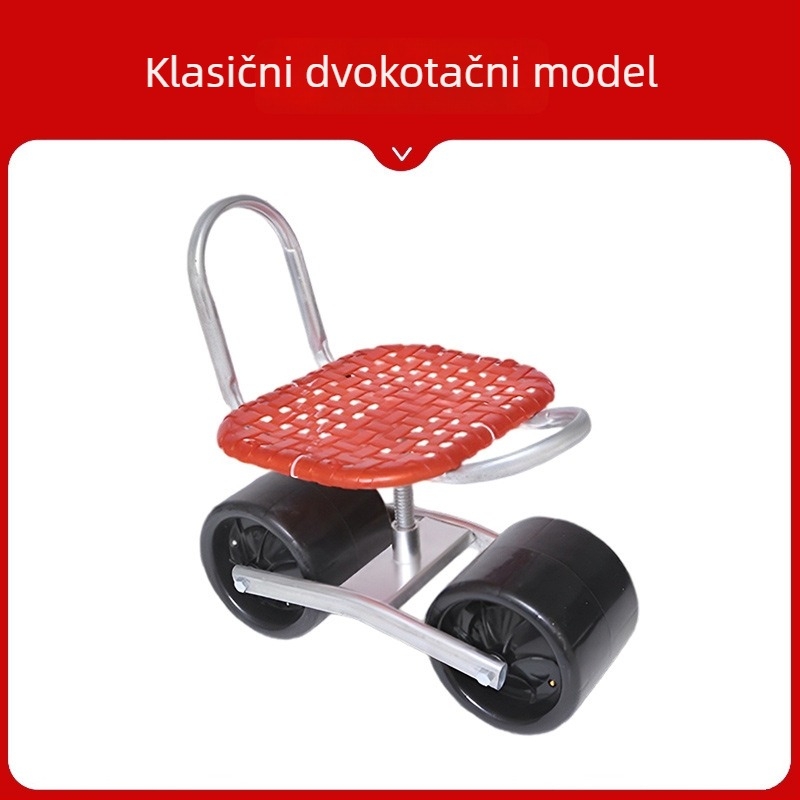 Metalna poľna stolička za berbu — sklopiva, uzdignuti model (Osnovni / Klasični)