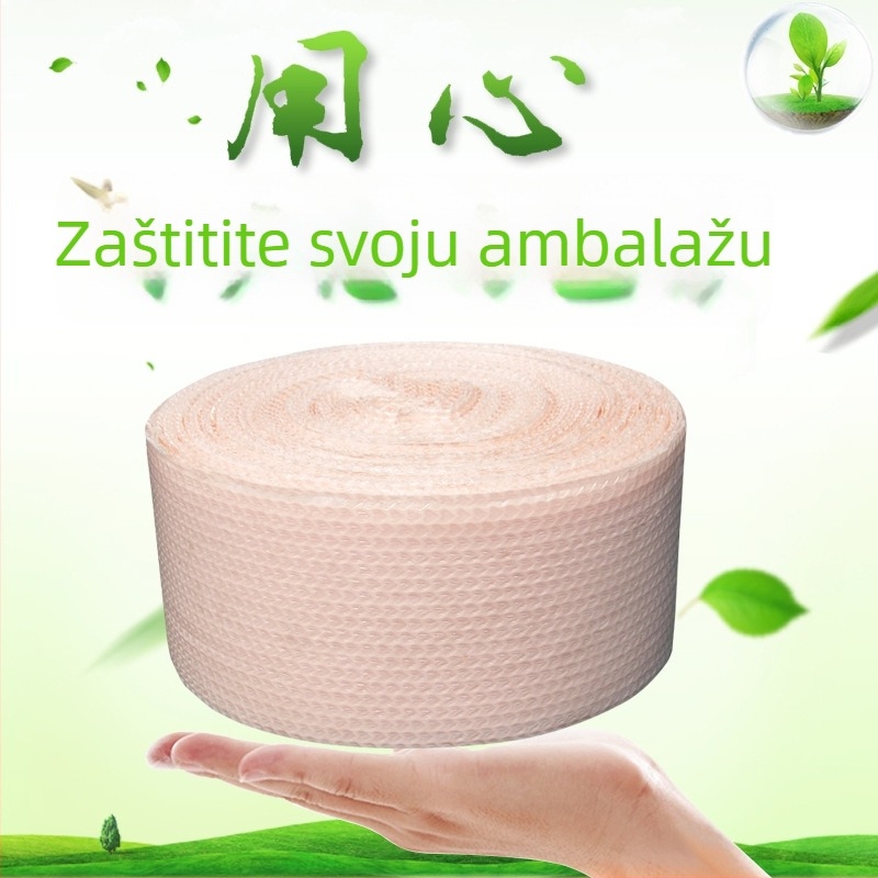 Srednja mjehurićna zaštitna folija, zgusnuta podloga za kozmetiku i keramiku, promjer mjehurića 1,5 cm, visina mjehurića 5 mm, gustoća 80 g/m²