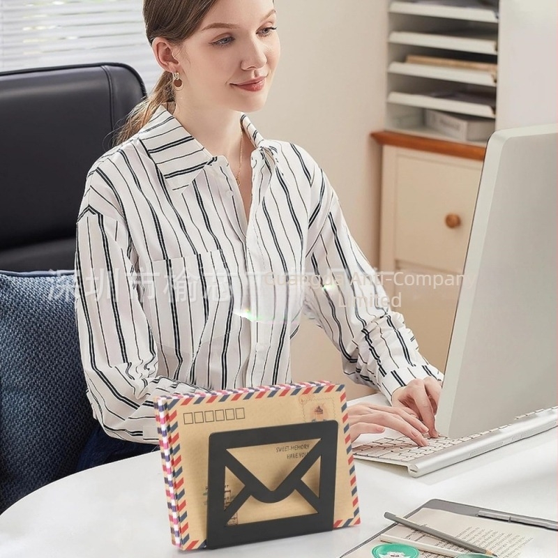 Metalni organizator pošte, stolni držač za pisma, željezo, marka YX