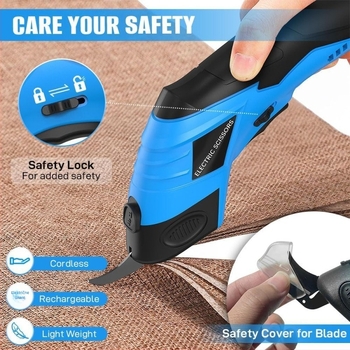 Ručno električne škare s volframovim čelikom za rezanje kože i tkanina, napajanje 380V AC