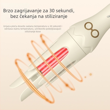 Tip proizvoda: Električni uvijač za kosu i ravnanje; Ključne značajke: turmalinski keramički grijač, 15-stupanjsko podešavanje temperature, 50W, 220V (turmalinski keramički grijač; 15 razina temperature; 50W; 220V)