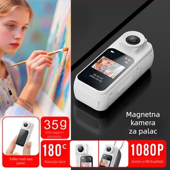 S83 sportska kamera na prstu, 1080P HD, prijenosna kamera za vožnju biciklom, 1.47-inčni LCD, TF kartica, ABS kućište, baterija 350mAh