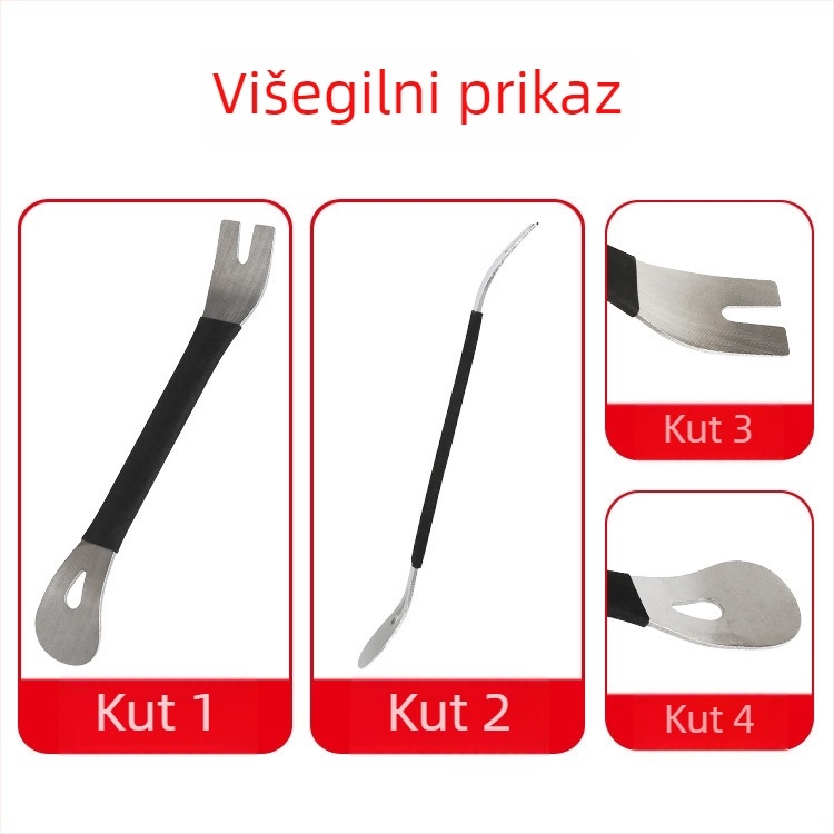 Alati za demontažu i montažu unutarnjih dijelova automobila, čelični, model 001, 60 g