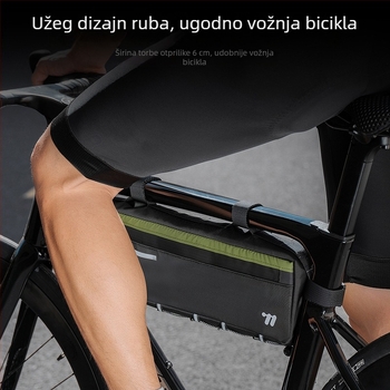 Torba za okvir bicikla – Oxford 900D, visoka elastičnost, kapacitet 2,6 L, model YP0707415, unutarnja podstava, WEST BIKING/West Rider