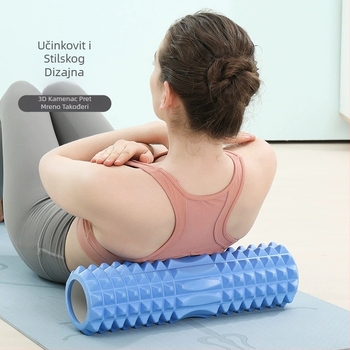 Joga štap od EVA za opuštanje mišića, šuplji polumjesečni dizajn, masažni valjak