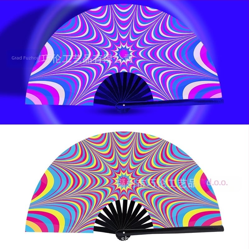 Sklopivi bambusni fan, kineskog stila, 13 kostiju, za zabavu