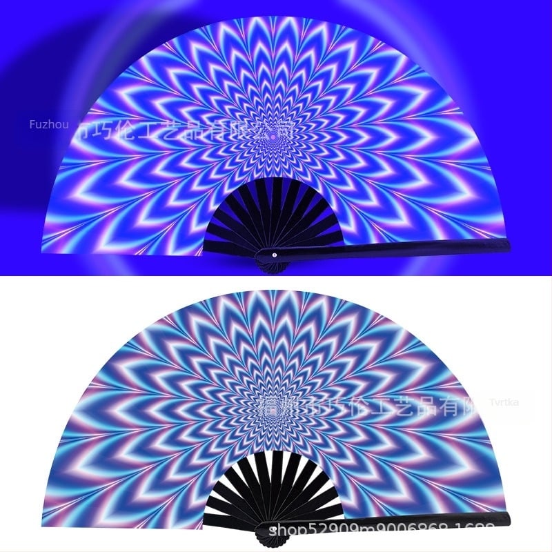 Sklopivi bambusni fan, kineskog stila, 13 kostiju, za zabavu