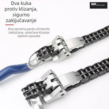 Lančani ključ i ključ za filtar ulja – alat za uklanjanje filtra, karbonsko čeliko, Marka Other, Težina Other