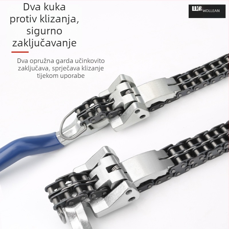 Lančani ključ i ključ za filtar ulja – alat za uklanjanje filtra, karbonsko čeliko, Marka Other, Težina Other