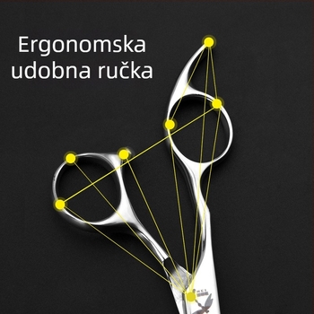 440C profesionalne škare za kosu, oštrica u obliku lista vrbe, teksturirajuće škare