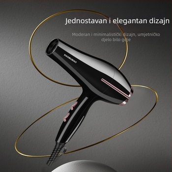 Profesionalno sušilo za kosu za salon, 850W, 2 brzine zraka, usmjerivač-koncentrator, zaštita od pregrijavanja, 220V