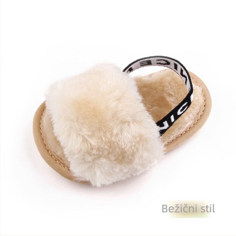 Sandale za bebe i malu djecu – gornji dio od coral fleeca, prozračne, otporne na habanje, s Velcro zatvaračem, za dob 12–48 mjeseci