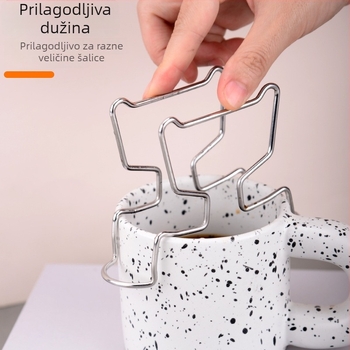 Stalak od nehrđajućeg čelika za filtr za kavu za drip kavu — moderan minimalistički dizajn