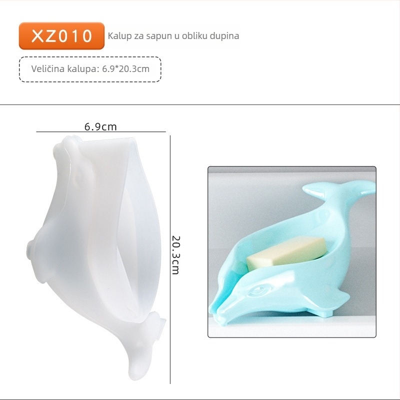 Silicone kalup set za smolu i kutije za sapun – nepravilnog oblika, kalup za tortu, DIY kućna upotreba